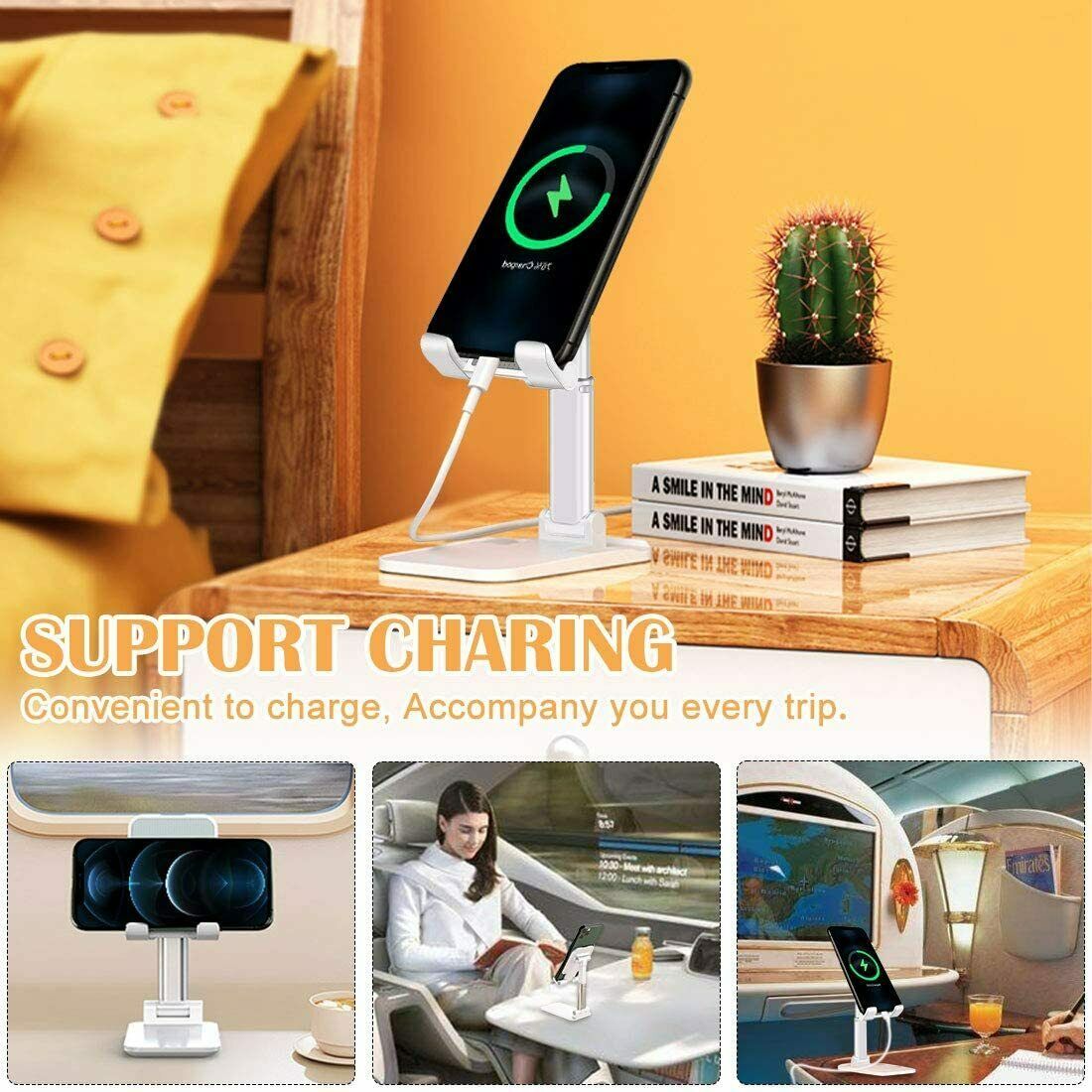 Phone and Tablet Stand for Desktop