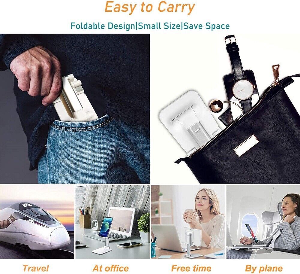Phone and Tablet Stand for Desktop