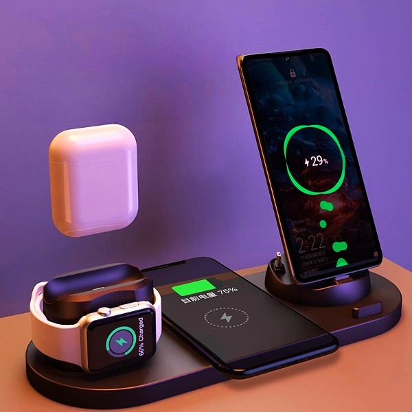All-in-One Fast Charging Dock for Phone, Watch & Accessories